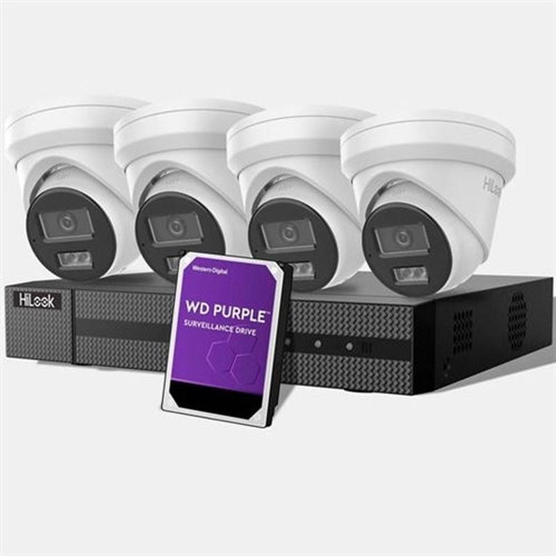 HILOOK KIT 4x 6MP Cameras, 4-Ch NVR Security Surveillance Kit