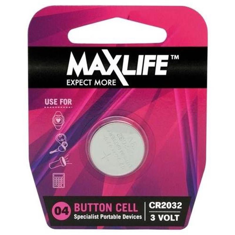 MAXLIFE CR2032 Lithium Button Cell Battery