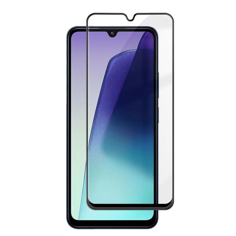 For Redmi 14R 5G Kalebol High-Aluminum Screen-Printed Full-Coverage Anti-Fingerprint Black-Bordered HD Tempered Glass Film