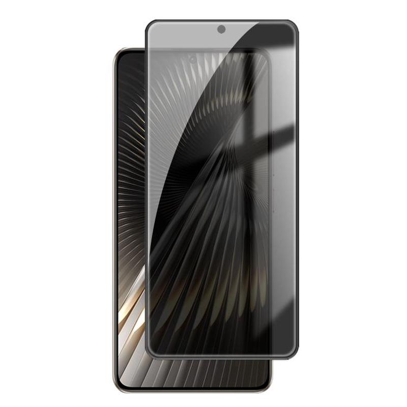 For Redmi Turbo 3 Kalebol High-Aluminum Screen-Printed Full-Coverage Black-Border Privacy Tempered Glass Film