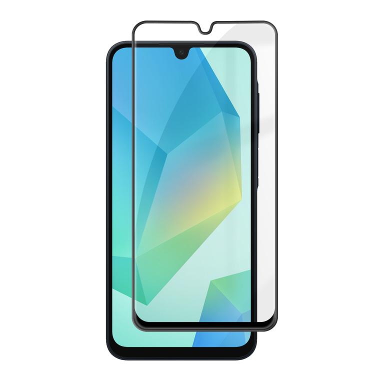 For Samsung Galaxy A16 4G / 5G Kalebol High-Aluminum Screen-Printed Full-Coverage Anti-Fingerprint Black-Bordered HD Tempered Glass Film