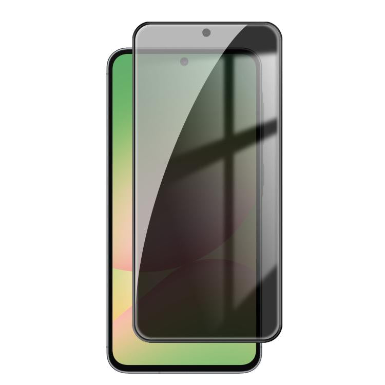 For Samsung Galaxy A56 5G Kalebol High-Aluminum Screen-Printed Full-Coverage Black-Border Privacy Tempered Glass Film