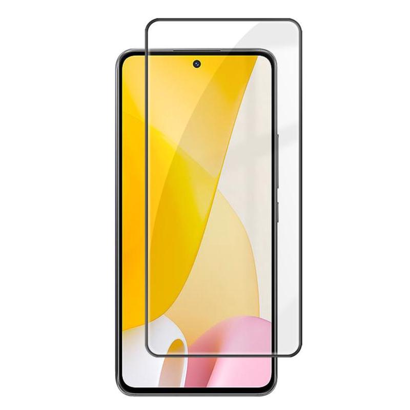 For Xiaomi 12 Lite Kalebol High-Aluminum Screen-Printed Full-Coverage Anti-Fingerprint Black-Bordered HD Tempered Glass Film