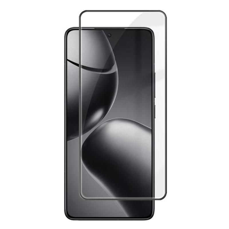 For Xiaomi 14T Pro Kalebol High-Aluminum Screen-Printed Full-Coverage Anti-Fingerprint Black-Bordered HD Tempered Glass Film