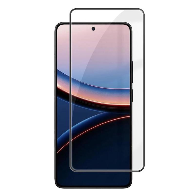 For Xiaomi Poco F7 Ultra Kalebol High-Aluminum Screen-Printed Full-Coverage Anti-Fingerprint Black-Bordered HD Tempered Glass Film