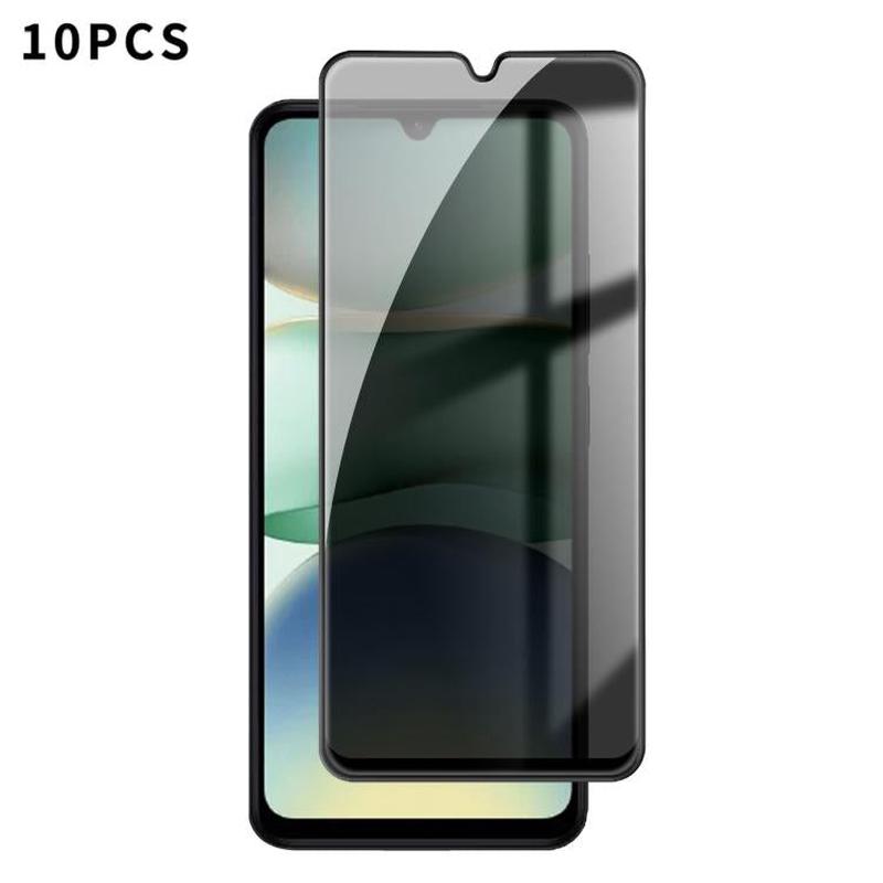 For Redmi A5 4G 171.7mm EU 10pcs Kalebol High-Aluminum Screen-Printed Full-Coverage Black-Border Privacy Tempered Glass Film