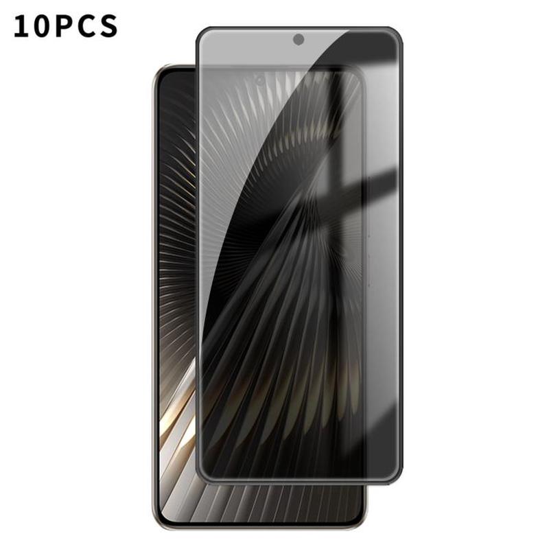 For Redmi Turbo 3 10pcs Kalebol High-Aluminum Screen-Printed Full-Coverage Black-Border Privacy Tempered Glass Film