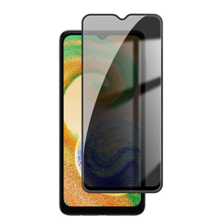 For Samsung Galaxy A04s Kalebol High-Aluminum Screen-Printed Full-Coverage Black-Border Privacy Tempered Glass Film