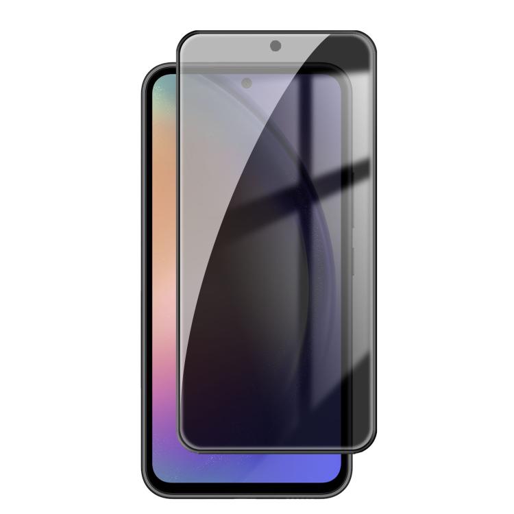 For Samsung Galaxy A54 5G Kalebol High-Aluminum Screen-Printed Full-Coverage Black-Border Privacy Tempered Glass Film