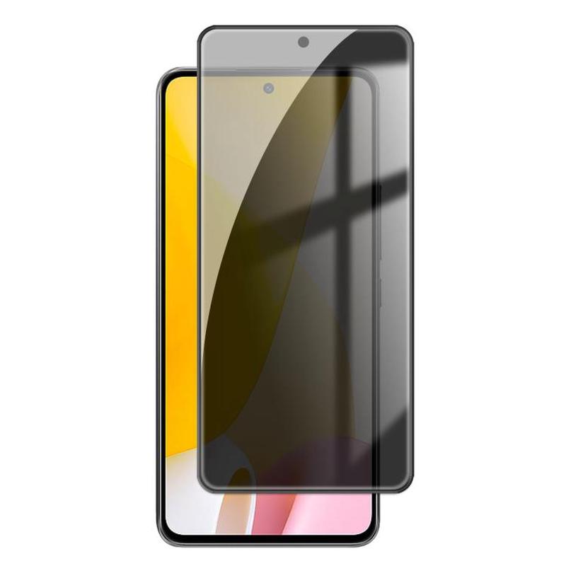 For Xiaomi 12 Lite Kalebol High-Aluminum Screen-Printed Full-Coverage Black-Border Privacy Tempered Glass Film
