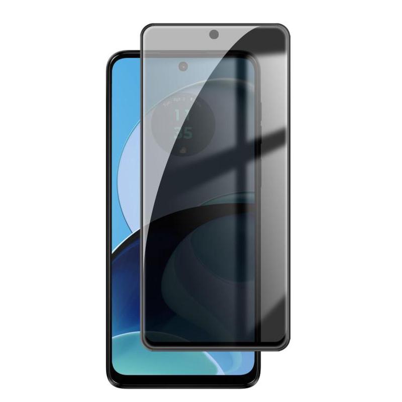 For Motorola Moto G14 Kalebol High-Aluminum Screen-Printed Full-Coverage Black-Border Privacy Tempered Glass Film