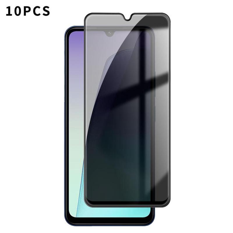 For Redmi 14R 5G 10pcs Kalebol High-Aluminum Screen-Printed Full-Coverage Black-Border Privacy Tempered Glass Film