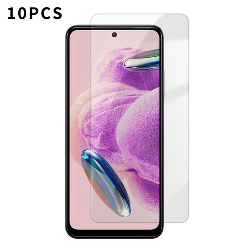 For Redmi Note 12S Kalebol 10pcs High-Aluminum Semi-Screen Anti-Fingerprint HD Tempered Glass Film