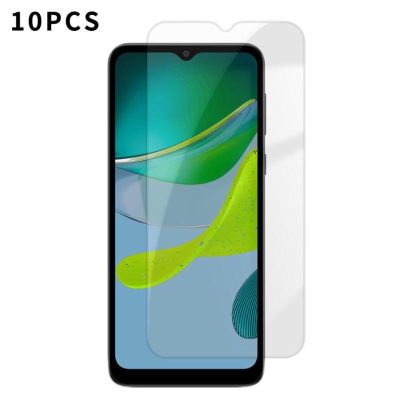 For Motorola Moto E13 Kalebol 10pcs High-Aluminum Semi-Screen Anti-Fingerprint HD Tempered Glass Film