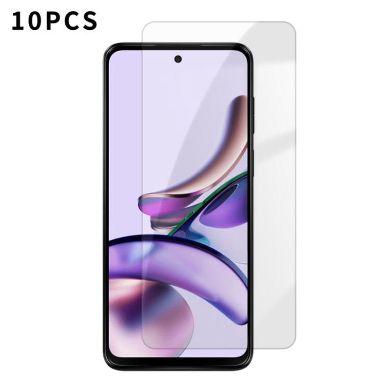 For Motorola Moto G13 Kalebol 10pcs High-Aluminum Semi-Screen Anti-Fingerprint HD Tempered Glass Film