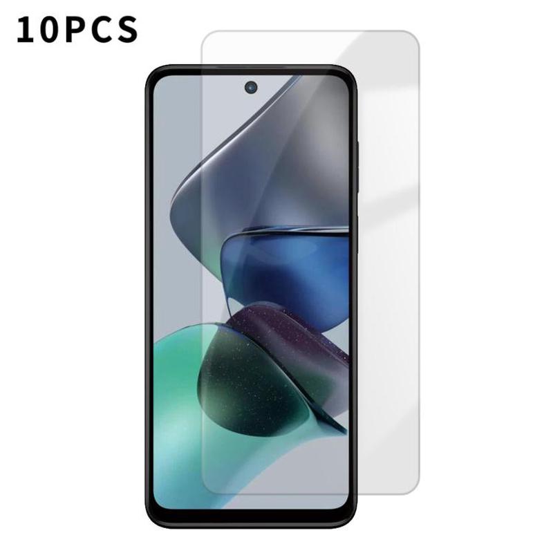 For Motorola Moto G23 Kalebol 10pcs High-Aluminum Semi-Screen Anti-Fingerprint HD Tempered Glass Film