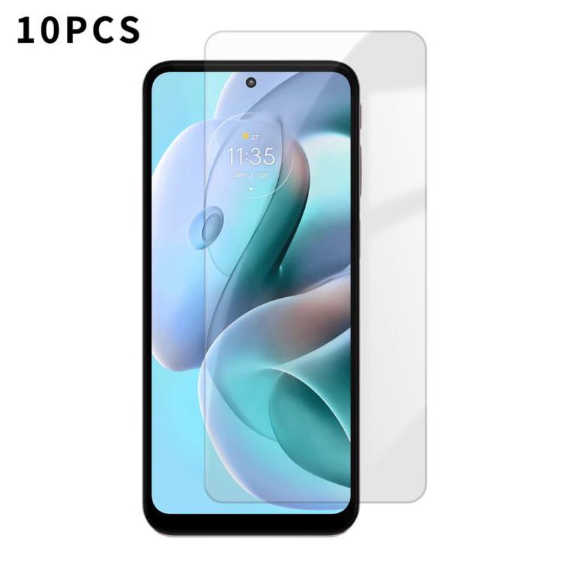 For Motorola Moto G41 Kalebol 10pcs High-Aluminum Semi-Screen Anti-Fingerprint HD Tempered Glass Film