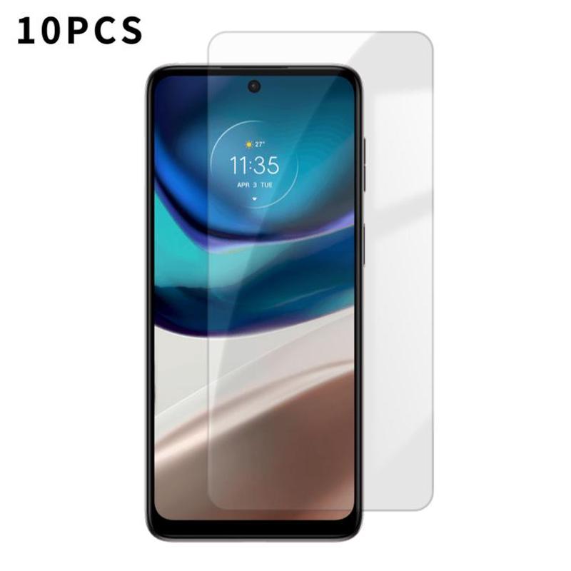 For Motorola Moto G42 Kalebol 10pcs High-Aluminum Semi-Screen Anti-Fingerprint HD Tempered Glass Film