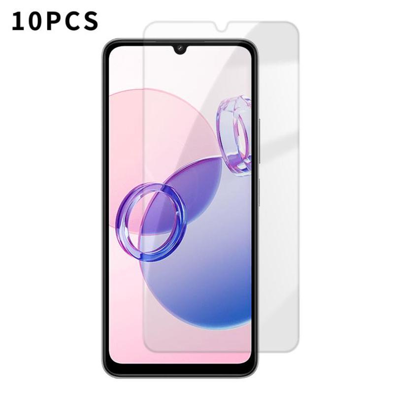 For Redmi 13C 5G Kalebol 10pcs High-Aluminum Semi-Screen Anti-Fingerprint HD Tempered Glass Film