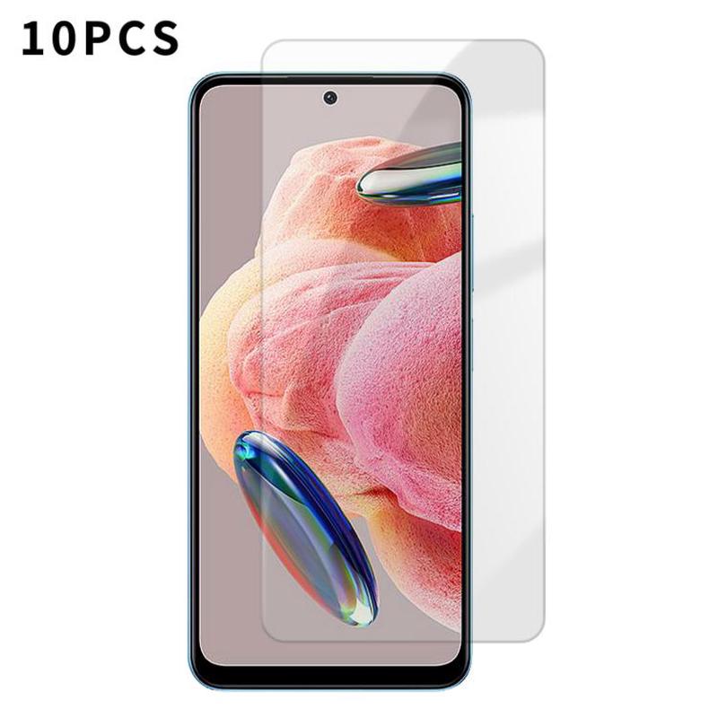 For Redmi Note 12 4G Global Kalebol 10pcs High-Aluminum Semi-Screen Anti-Fingerprint HD Tempered Glass Film