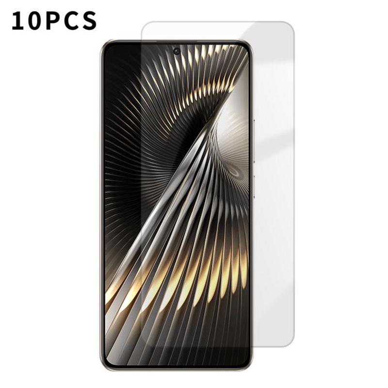 For Redmi Turbo 3 Kalebol 10pcs High-Aluminum Semi-Screen Anti-Fingerprint HD Tempered Glass Film