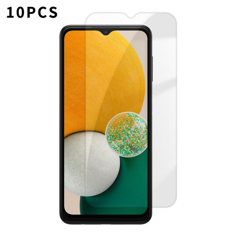 For Samsung Galaxy A13 5G Kalebol 10pcs High-Aluminum Semi-Screen Anti-Fingerprint HD Tempered Glass Film