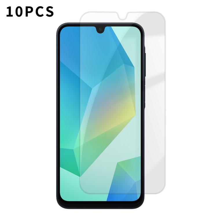 For Samsung Galaxy A16 4G / 5G Kalebol 10pcs High-Aluminum Semi-Screen Anti-Fingerprint HD Tempered Glass Film