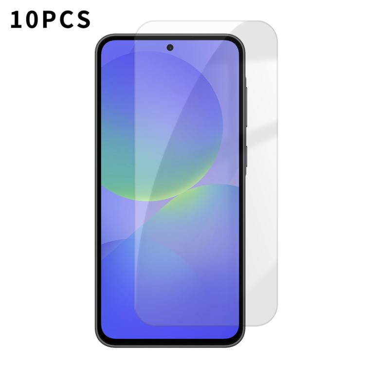 For Samsung Galaxy A36 5G Kalebol 10pcs High-Aluminum Semi-Screen Anti-Fingerprint HD Tempered Glass Film