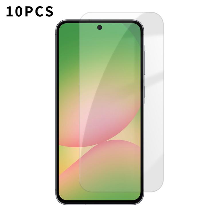 For Samsung Galaxy A56 5G Kalebol 10pcs High-Aluminum Semi-Screen Anti-Fingerprint HD Tempered Glass Film