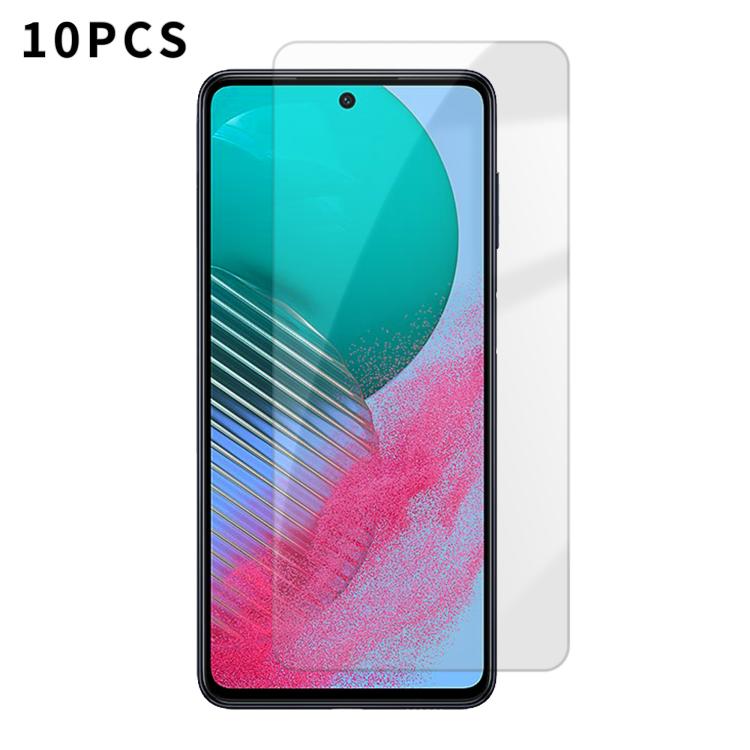 For Samsung Galaxy M54 5G Kalebol 10pcs High-Aluminum Semi-Screen Anti-Fingerprint HD Tempered Glass Film