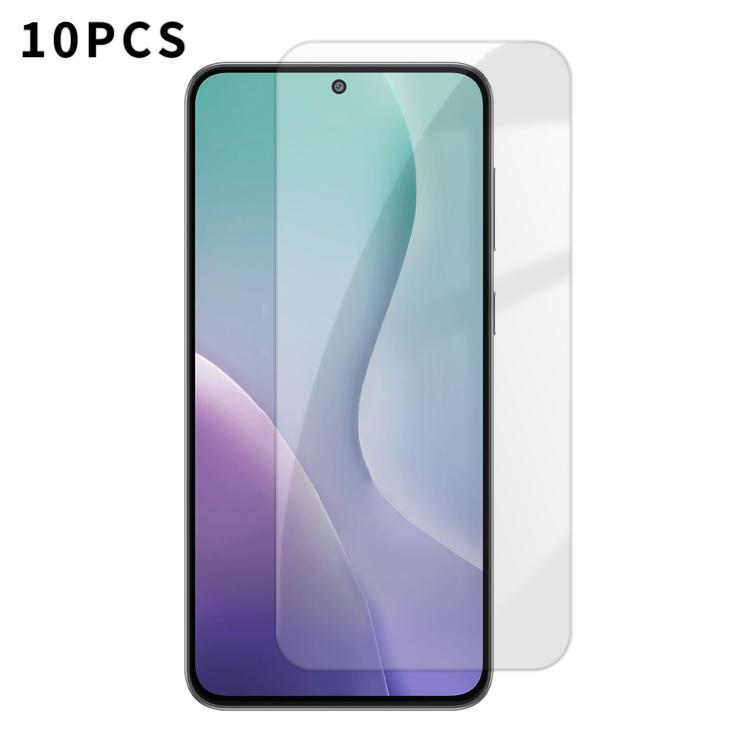 For Samsung Galaxy M56 5G Kalebol 10pcs High-Aluminum Semi-Screen Anti-Fingerprint HD Tempered Glass Film