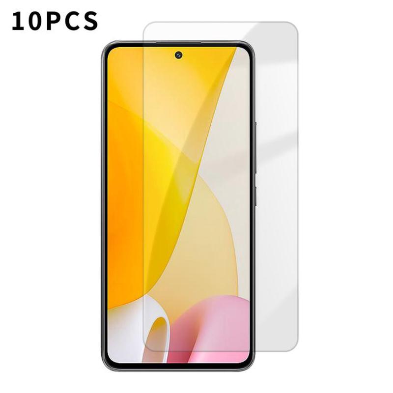 For Xiaomi 12 Lite Kalebol 10pcs High-Aluminum Semi-Screen Anti-Fingerprint HD Tempered Glass Film