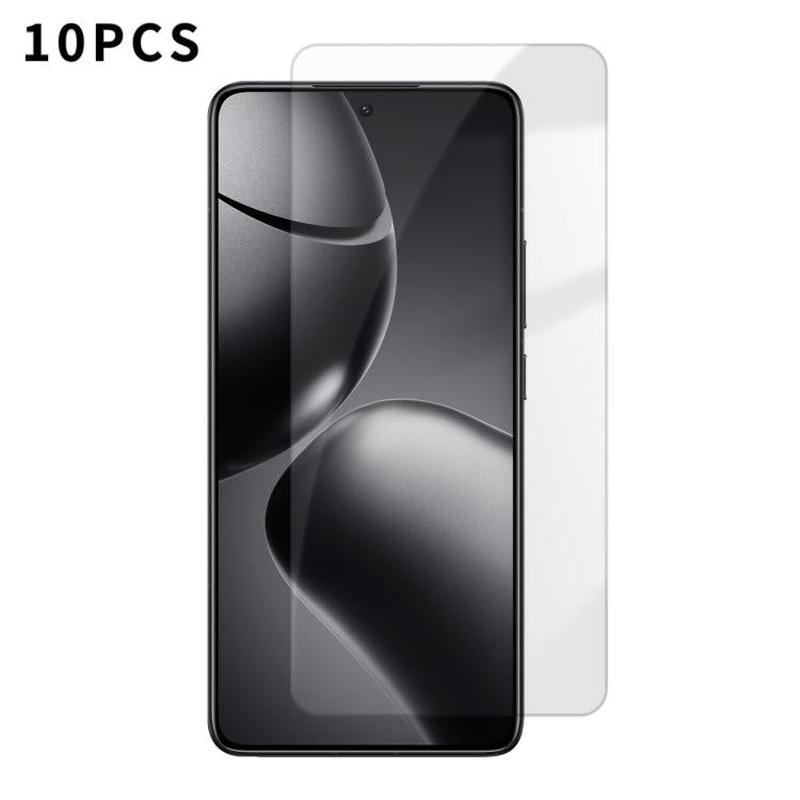 For Xiaomi 14T Kalebol 10pcs High-Aluminum Semi-Screen Anti-Fingerprint HD Tempered Glass Film
