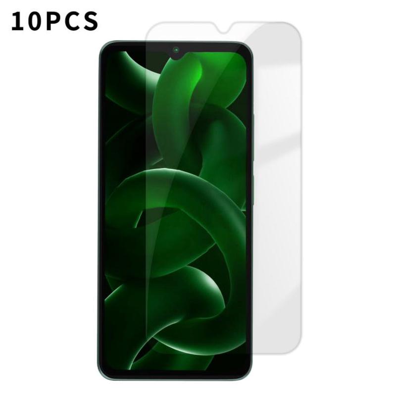 For Xiaomi Poco C55 Kalebol 10pcs High-Aluminum Semi-Screen Anti-Fingerprint HD Tempered Glass Film