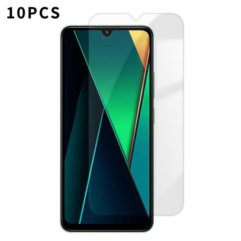 For Xiaomi Poco C75 Kalebol 10pcs High-Aluminum Semi-Screen Anti-Fingerprint HD Tempered Glass Film