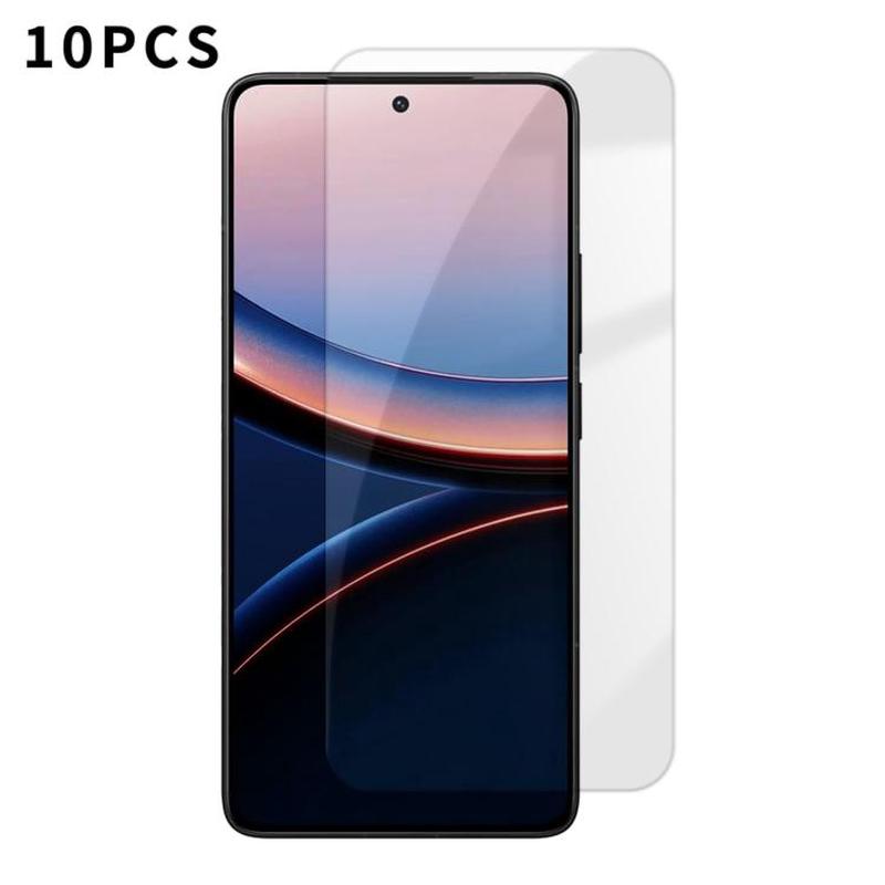 For Xiaomi Poco F7 Ultra Kalebol 10pcs High-Aluminum Semi-Screen Anti-Fingerprint HD Tempered Glass Film