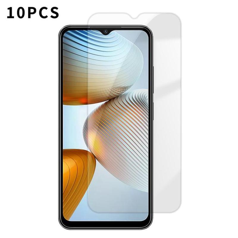For Xiaomi Poco M4 5G Kalebol 10pcs High-Aluminum Semi-Screen Anti-Fingerprint HD Tempered Glass Film