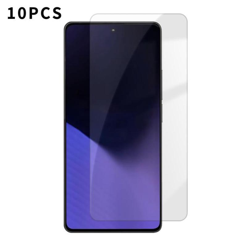 For Xiaomi Poco X6 Neo 5G Kalebol 10pcs High-Aluminum Semi-Screen Anti-Fingerprint HD Tempered Glass Film
