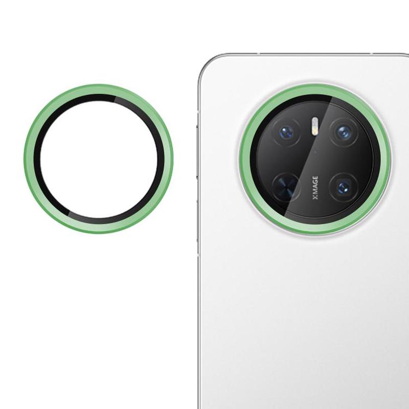 For Huawei Mate 70 Pro / Pro+ Kalebol No Flicker Ultra-Thin Individual Camera Lens Tempered Glass Film(Greenish Blue)