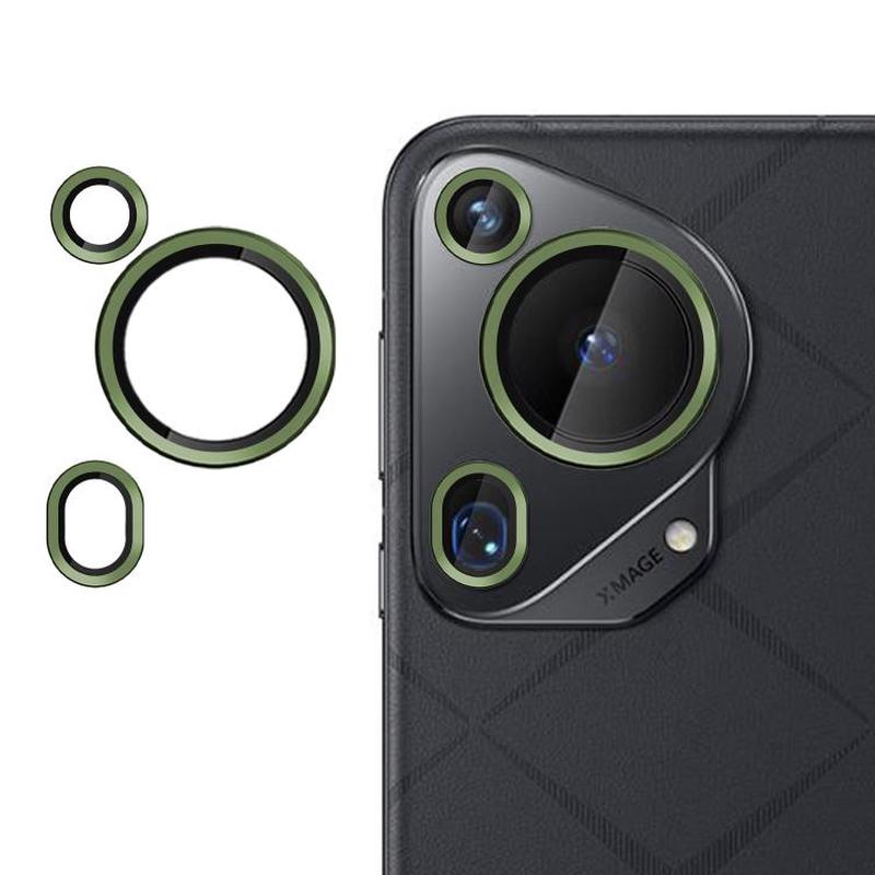 For Huawei Pura 70 Ultra Kalebol No Flicker Ultra-Thin Individual Camera Lens Tempered Glass Film(Emerald Green)