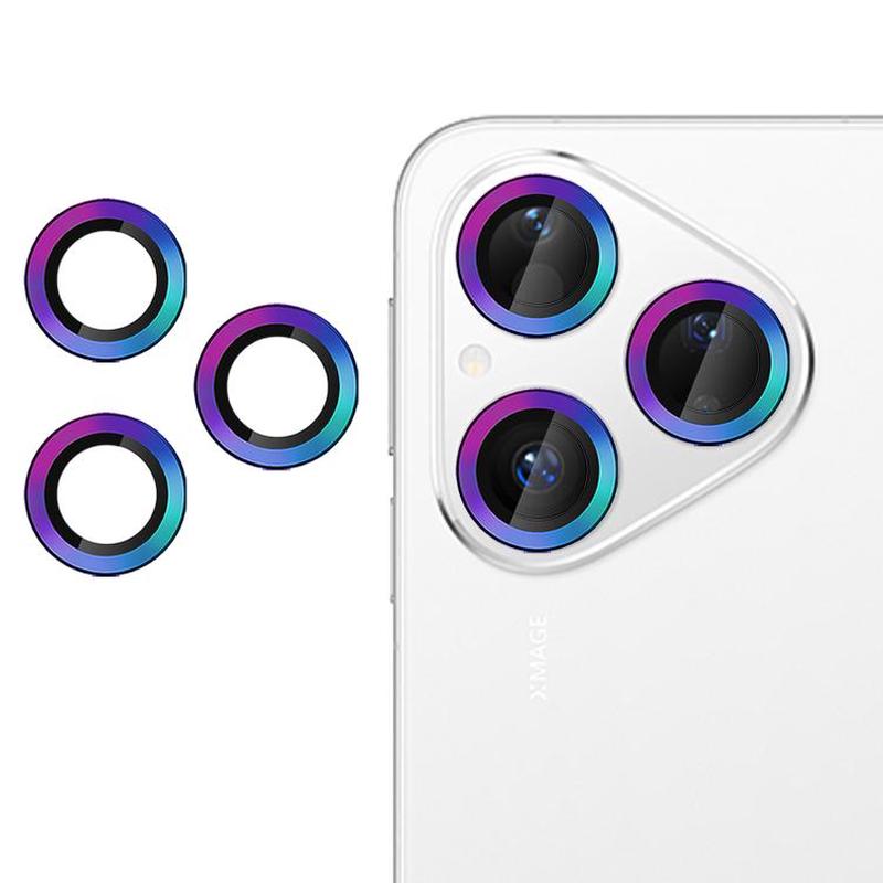 For Huawei Pura 80 Kalebol No Flicker Ultra-Thin Individual Camera Lens Tempered Glass Film(Dazzling Colors)