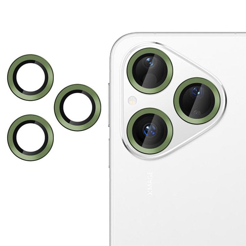 For Huawei Pura 80 Kalebol No Flicker Ultra-Thin Individual Camera Lens Tempered Glass Film(Emerald Green)