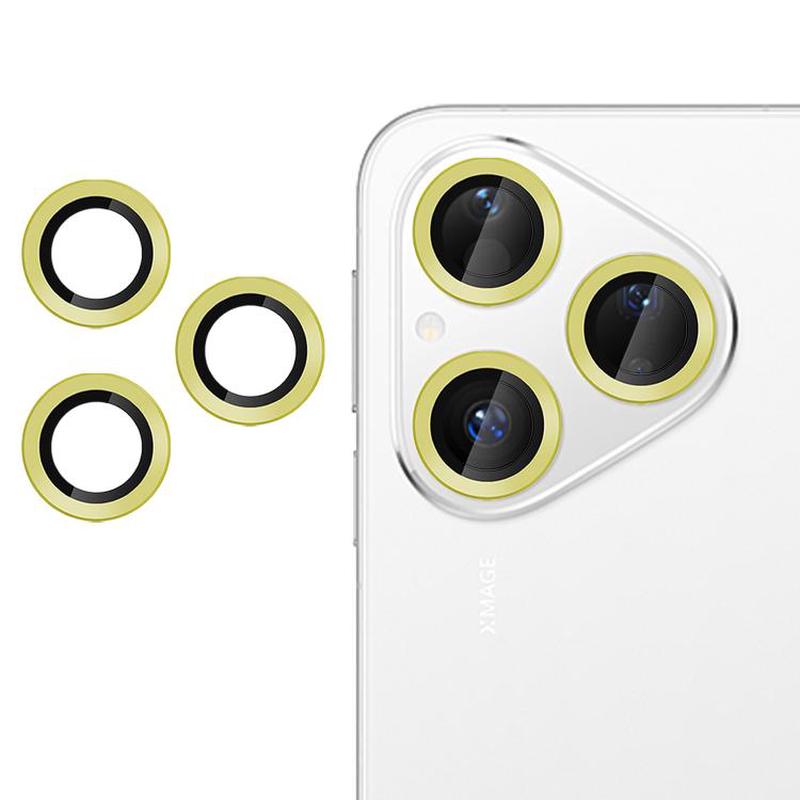 For Huawei Pura 80 Kalebol No Flicker Ultra-Thin Individual Camera Lens Tempered Glass Film(Gold)