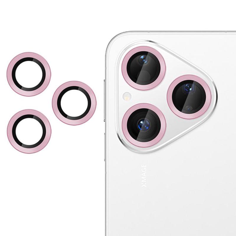 For Huawei Pura 80 Kalebol No Flicker Ultra-Thin Individual Camera Lens Tempered Glass Film(Pink)