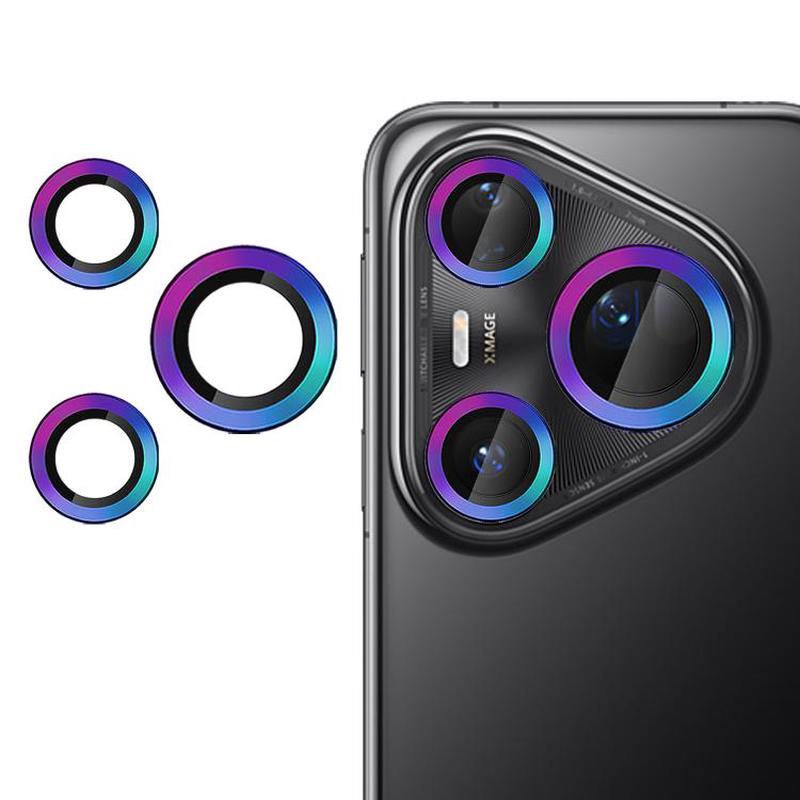 For Huawei Pura 80 Ultra Kalebol No Flicker Ultra-Thin Individual Camera Lens Tempered Glass Film(Dazzling Colors)