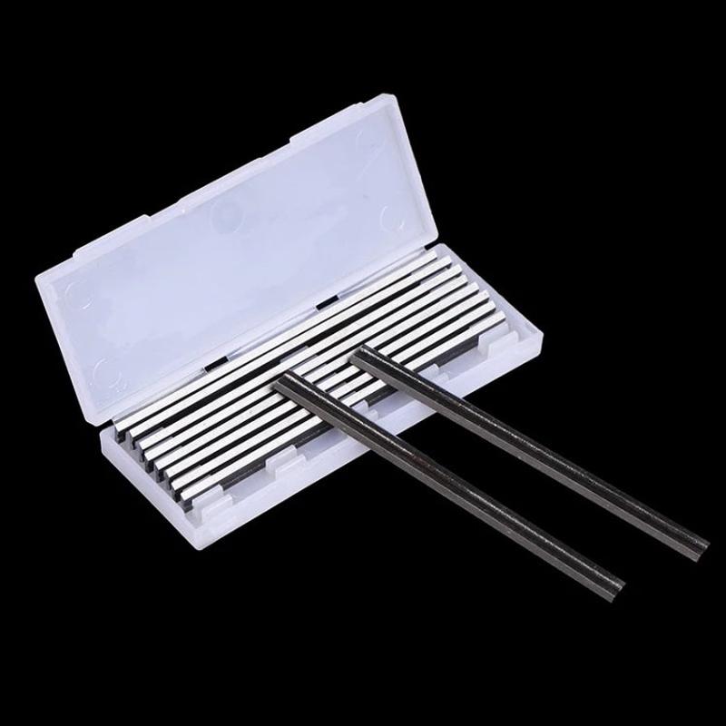 10pcs/ Set 82mm Wood Plywood Cutting Alloy Planer Blade