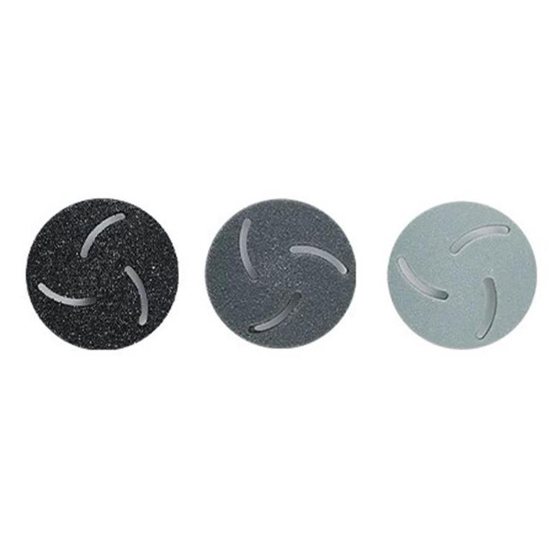 3pcs Electric Foot Grinder Heads Pedicure Machine Accessories For Removing Dead Skin