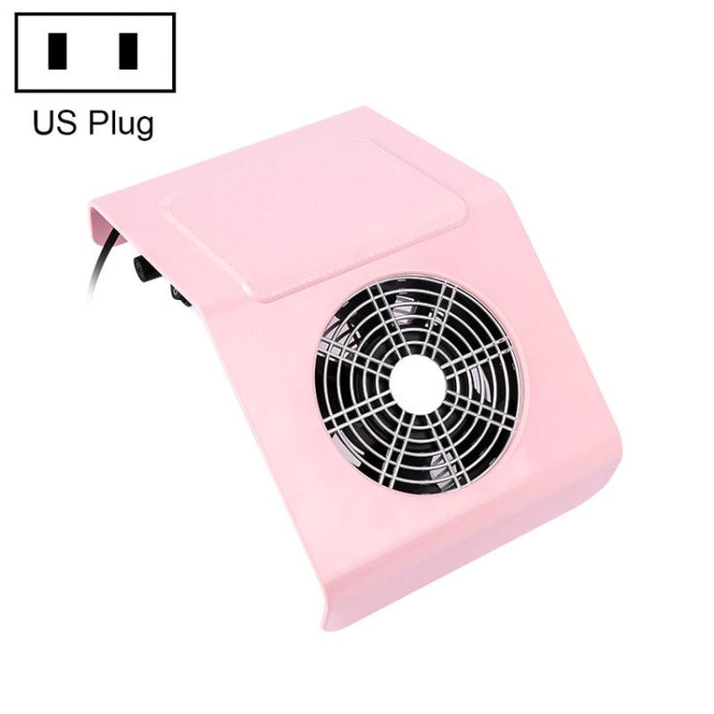 40W Nail Art Vacuum Cleaner Dust Collector, Specification: US Plug (Pink)