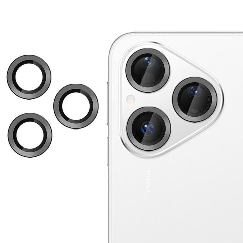 For Huawei Pura 80 Kalebol No Flicker Ultra-Thin Individual Camera Lens Tempered Glass Film(Black)