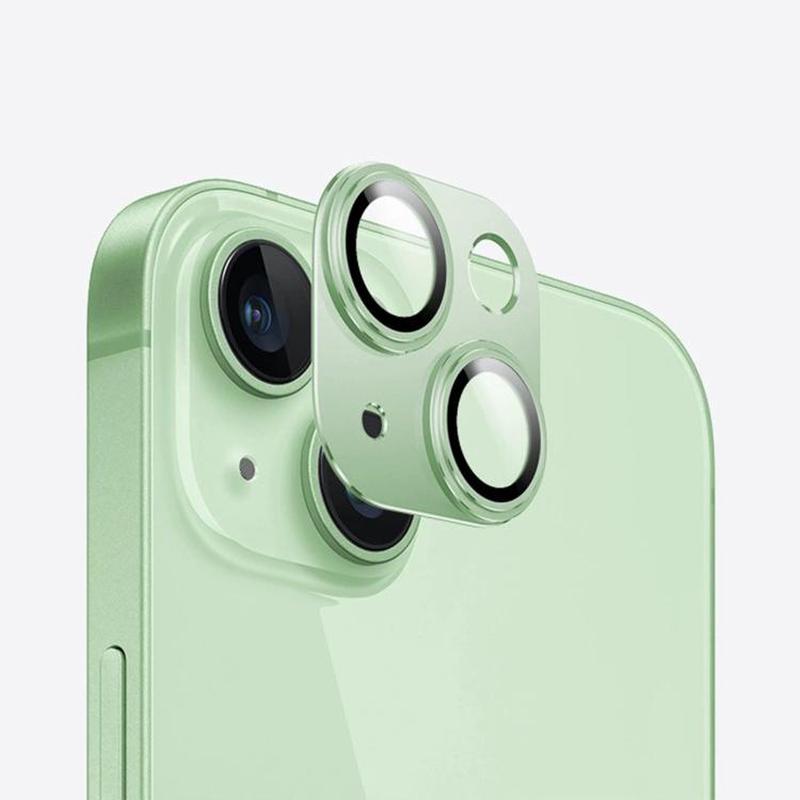 For iPhone 15 Plus Kalebol Precise Alignment Stepped Eagle Eye Metal Lens Film(Green)